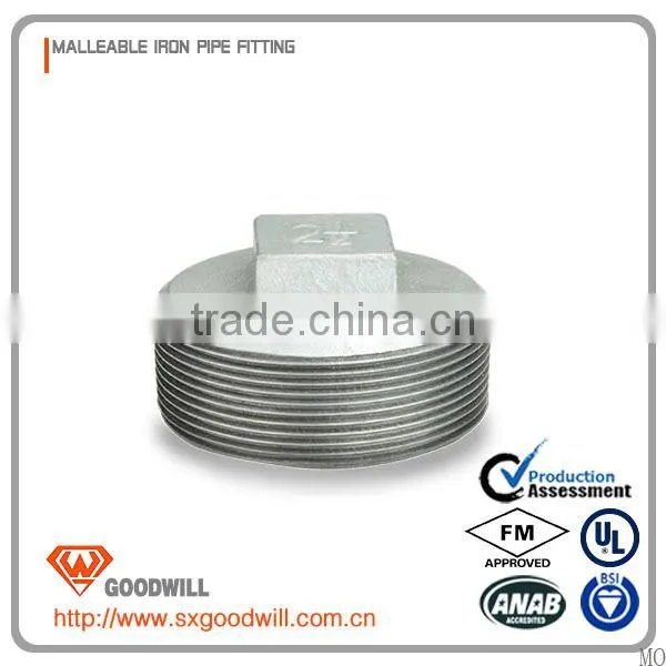 1-1/4" Electrical Galvanized Male Beaded Plug photo-4