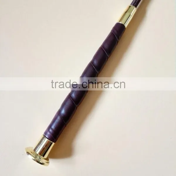 EQUESTRIAN LEATHER WHIP HORSE RIDING LEATHER WHIP WITH LONG HANDLE ENGLISH RIDING LEATHER WHIP LEATHER THREADED RIDING WHIP photo-3