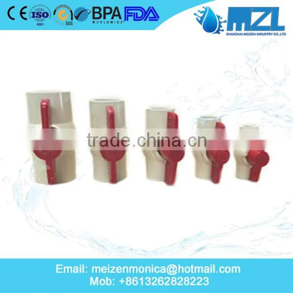 Different Handles and Body Shape Unique Shape CPVC BALL Valve photo-3