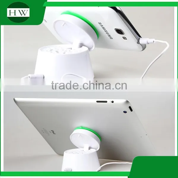 2in1 Flip Folding Adjustable Silicone Sucker Holder Music Powered Amplifier Mobile Phone Sound Box Mini Speaker Portable Speaker photo-2