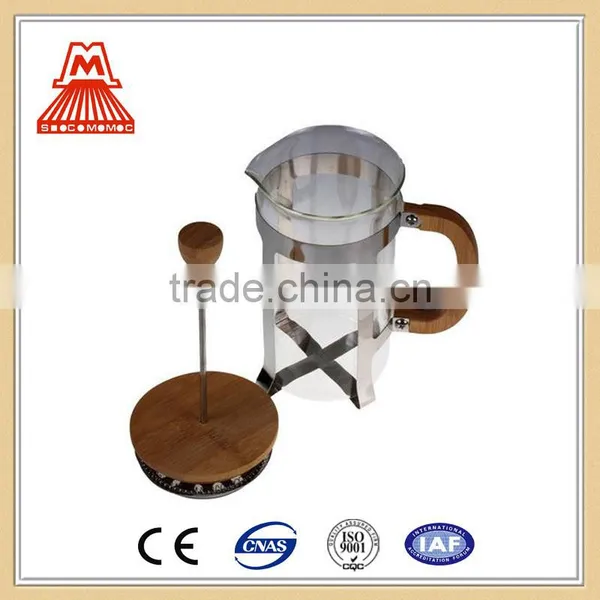 Best Products W124-CP055 New Products Unique Glass Bamboo French Press photo-2