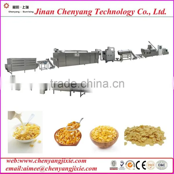 Fully Automatic Manufacturing Breakfast Cereals Machine Cereal, Corn Flakes Machine, 120kg -500kg/h Corn Flakes Processing Line photo-4