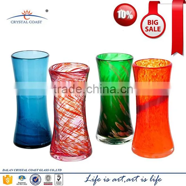 2015 Hot New Products Wedding Centerpieces Artistic Murano Flower Shaped Fresh Glass Flower Vase photo-2