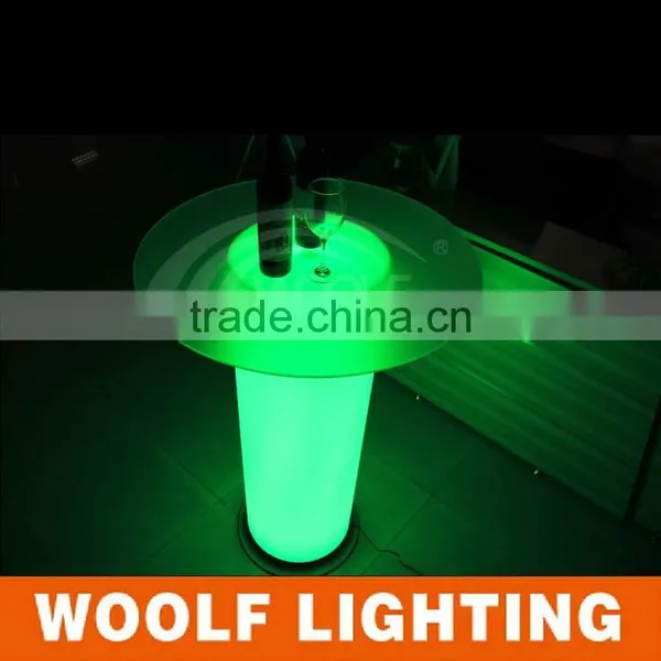 Charming Cylinder Shape LED Color Glow Ice Bucket photo-5