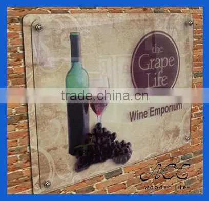 Personalized MDF Advertising Board with Acrylic Surface Bar Menu Board Coffee Shop Sign