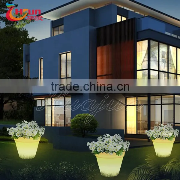 Battery Led Planter/decorative Flowerpot/modern Beauty Planter photo-5