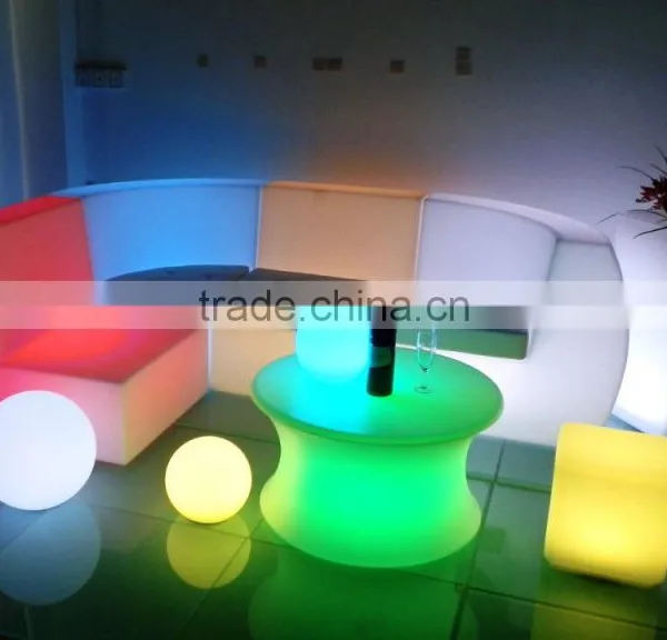LED Living Room Sofas Light& Bar Lighting Sofa With Cushion photo-2