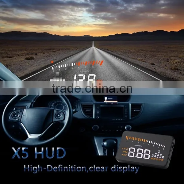 X5 Hud 3" Screen Hud Head Up Car HUD Display Black photo-2