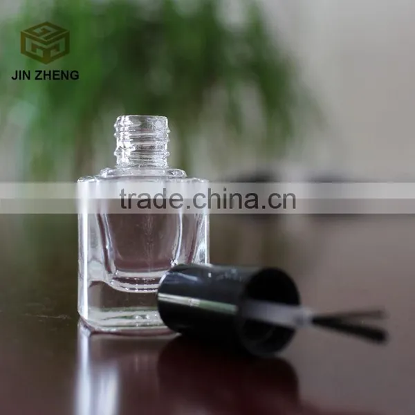 Custom Sauqre 10ml Nail Polish Glass Bottle With With Brush Cap photo-5