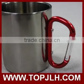 Promotional Print Mug Cup With Hook, Custom Printed Stainless Steel Mug photo-3