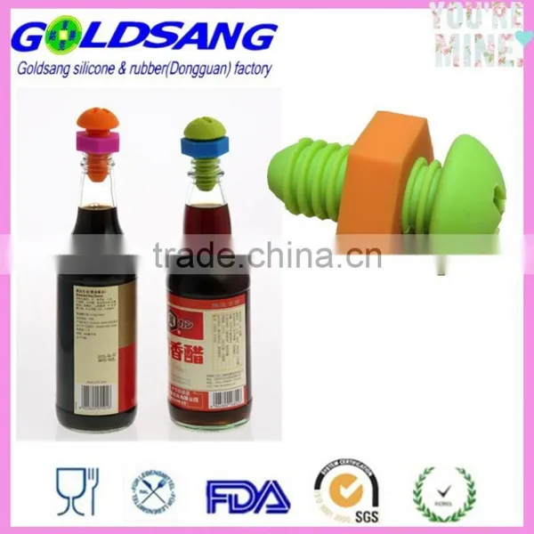 Portable Screw Shape Tampion Silicone Champagne Stopper photo-2