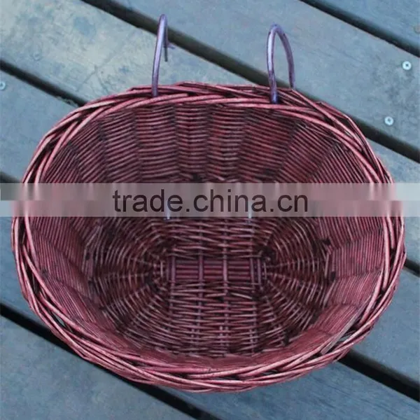 Wholesale High Quality Handmade Woven Wicker Removable Wicker Bicycle Basket photo-5