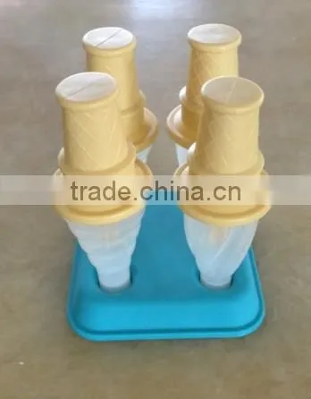 Set of 4pcs Ice Cream Popsicle Maker and Lolly Pop Molds photo-2