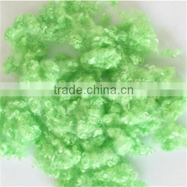Colored Polyester Staple Fiber Hollow Conjugate Siliconized or Solid