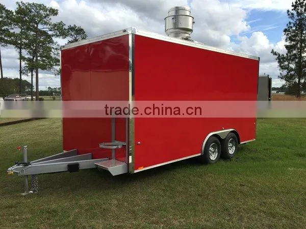 8'6" Wide x 16' Long Food Cart Concession Trailer For Sale photo-2
