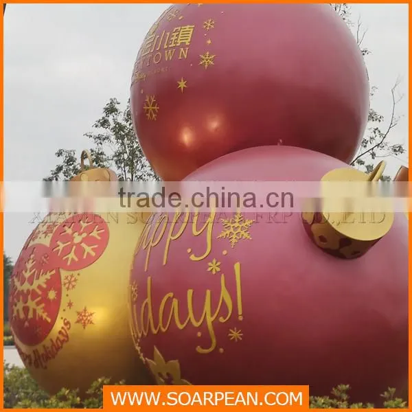 Commercial Display Large Frp Balloons Christmas Decoration photo-2