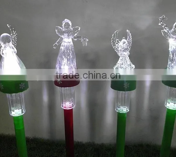 Cheap Plastic Angel Outdoor Decoration 6H Timer Led Garden Light photo-4