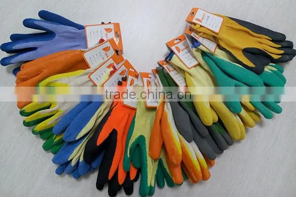 DDsafety Hot Sale 10 Gauge Foam Finished Gray Latex Gloves With CE Safety Gloves photo-5