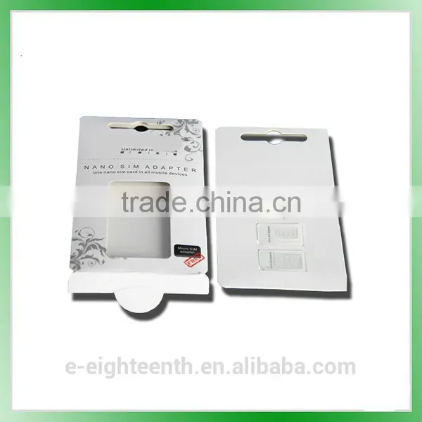 Free Sample Nano SIM Adapter to Micro and Standard Sim Card Adapter Mobile Pin photo-3