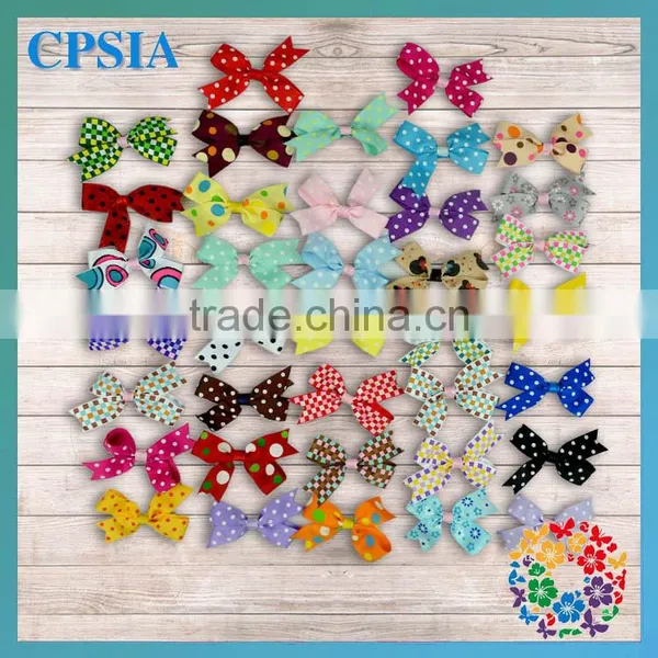 Boutique Hair Bows Girls Baby Grosgrain Ribbon Bow For Headbands 35 colours