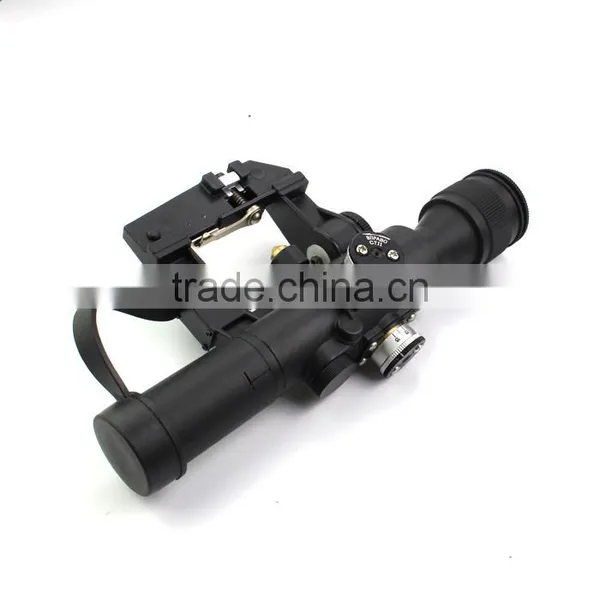 Military Standard Riflescope With SVD 4X24 Red Illuminated Reticle Rifle Scope photo-4