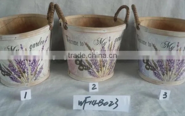 Garden Decoration Wooden Pot Flower Pot photo-4