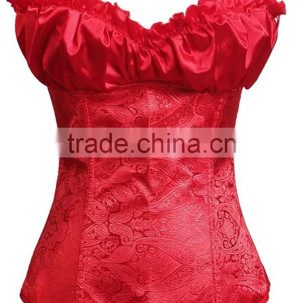 Free Shipping Sweet Princess Red Corset for Sweet Girl photo-2