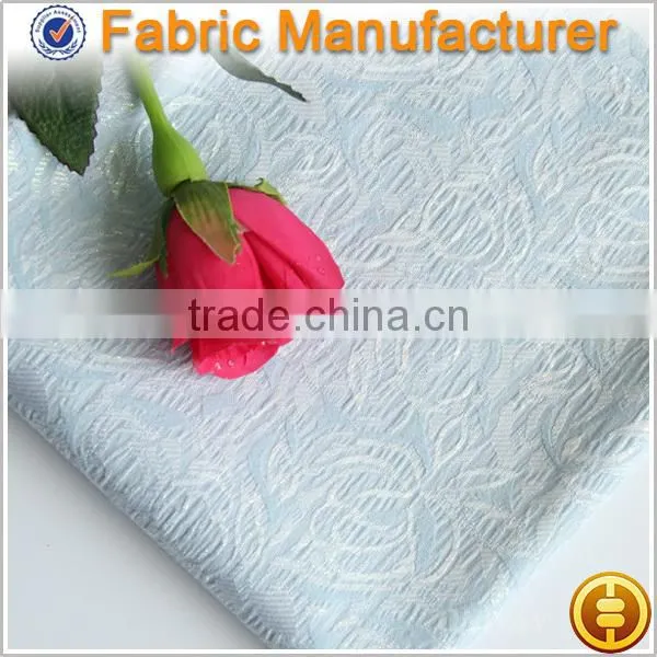 100%polyester Woven Jacquard Dodging Satin Fabric for Curtain photo-5