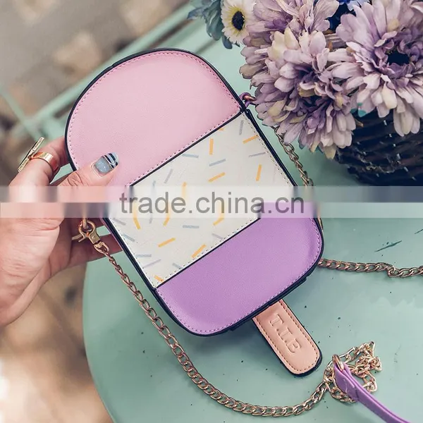Factory Cheap Bags Travel Unique Girl Child Kids Fashion School Bag Purse for Kids Ice Lolly photo-4