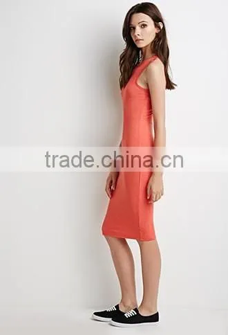 Pure Color Cultivate One's Morality Dress photo-2