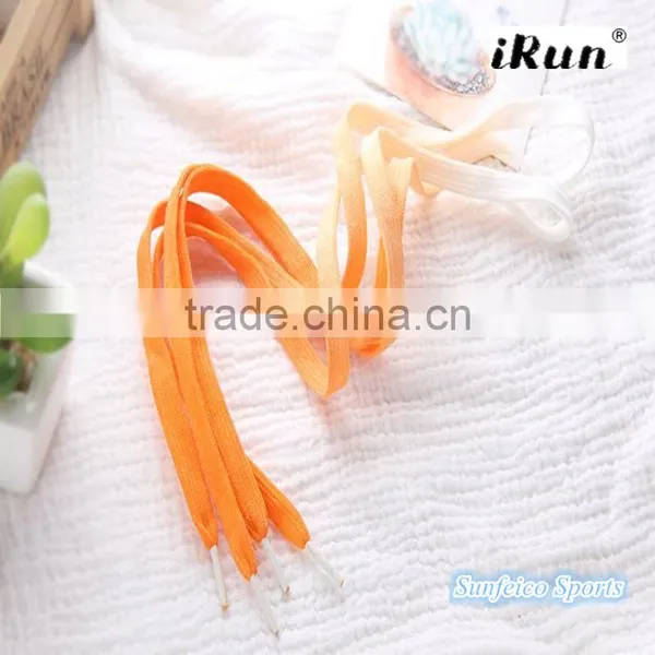 Polyester Flat Tubular Colorful Laces~7 Colours Available~Custom Width&Length Rainbow Shoe Laces~~Accept Custom photo-4