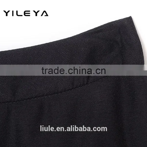 Lovely Purple Hem Designed Casual Women Short Front Long Back Skirts photo-3