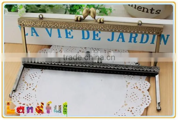 20cm High Quality Beautiful Pattern Handicraft Accessories Coin Purse Frames photo-5