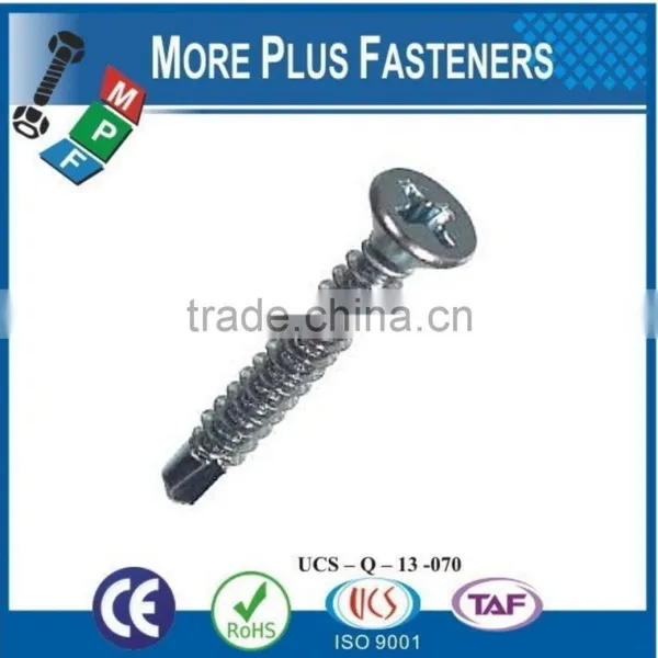 Made in Taiwan Philips Recess Flat Head Countersunk Self Drilling Screw Stainless Steel of Carbon Steel Zinc Plated OrPhosphated photo-4
