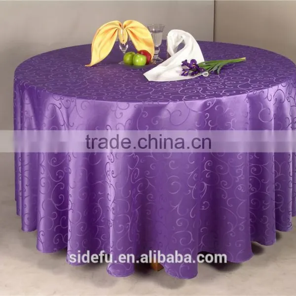 Manufacturer Wholesale Round Hotel Banquet Table Cloth photo-2