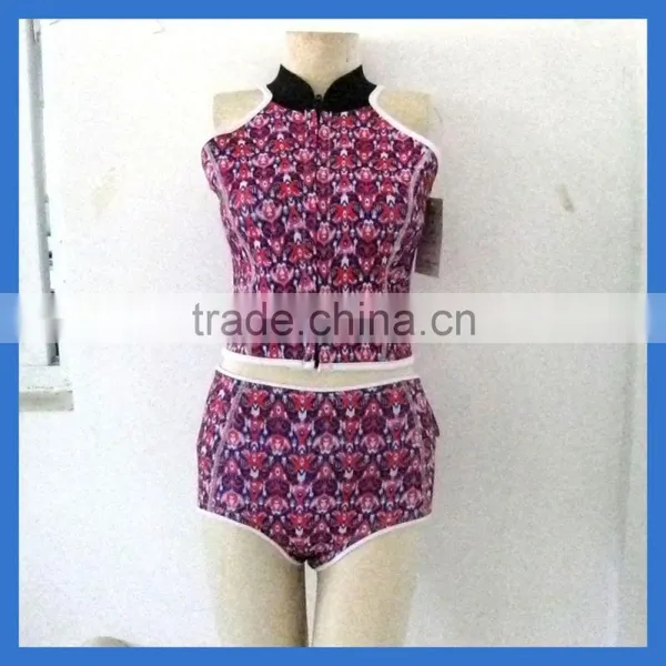 Hot Sale 3mm Neoprene Printing Neoprene Wetsuit Girls Swimwear