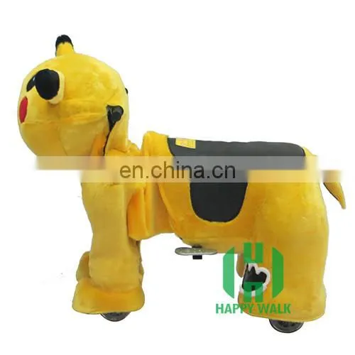 Ride on Cartoon Character Plush Toys Electric Animal Toys for Kids photo-5