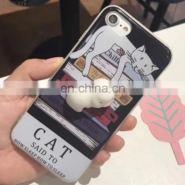 China Suppliers Cheap 3D Squishy Cat Q Bounce Aliotterbox Phone Case/cell Phone Cases photo-5