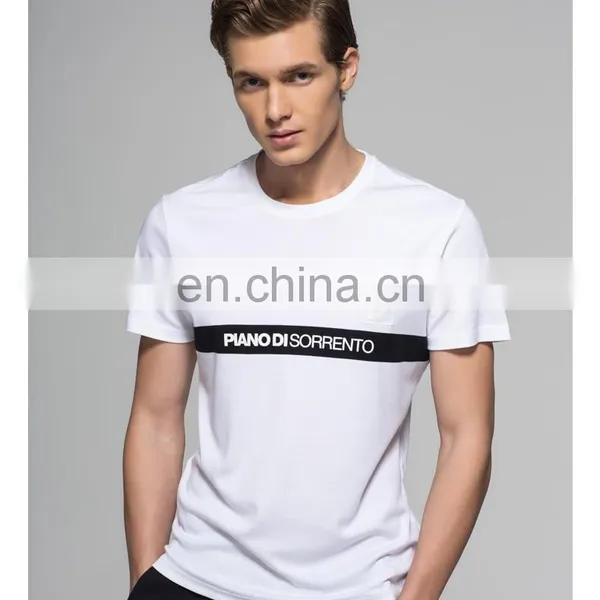 Euro Custom Customized T-shirts Poly Polyester Cotton T Shirts TShirts Tee Shirts Crew O V Upper Neck Short Sleeve Apparels