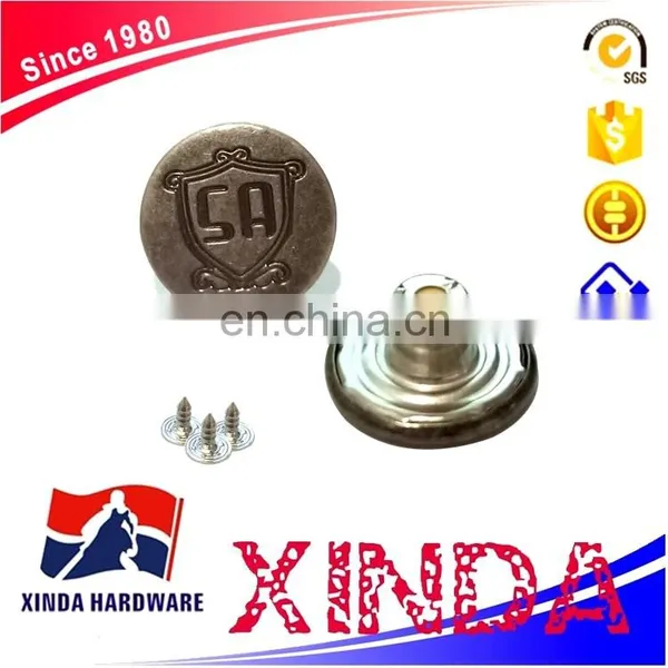 Chinese Manufacturers Customise Fashionable Dress to Sew Coat/jeans Metal Buttons photo-4
