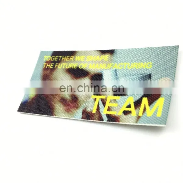 Embroidery Woven Sublimation Printing Marrow Border Patches Sew on or Iron on Badges Patches photo-3