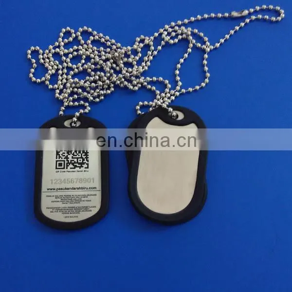 Custom Metal qr Code Dog Pet Tag