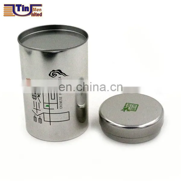 Metallic Effect Round Tin Tea Can photo-3