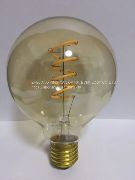 Лампа с LED-филаментами G95