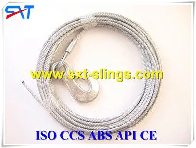 Galvanized Steel Wire Rope Slings Exporter 6*49SWS+IWR