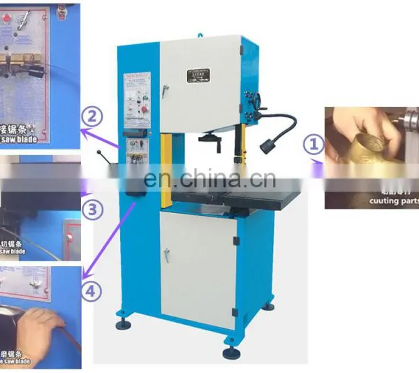 Mini Metal Cutting Machinery Vertical Bandsaw Machine photo-5