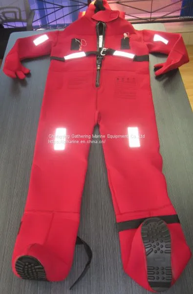 MED Approved Light Polyester Oxford Thermal Insulation Immersion Suit