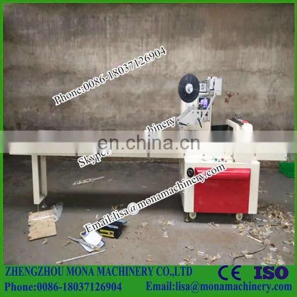 Small Scale Horizontal Sachet Pouch Bread Packaging Machine photo-6
