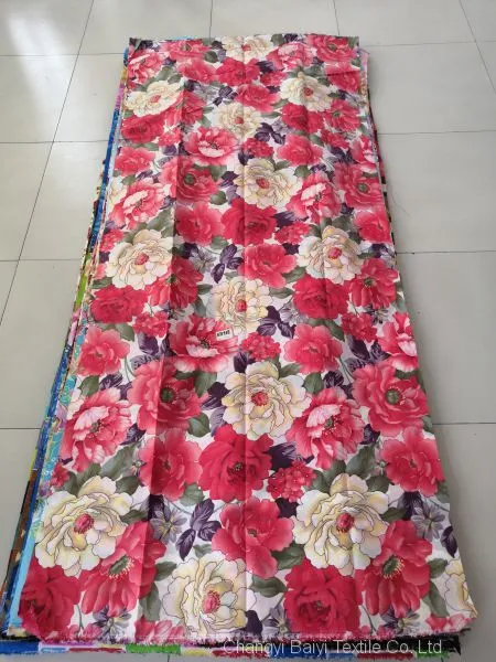 Chinese Factory 100% Polyester Dispersed Microfiber Printed Bed Sheet Fabric photo-4