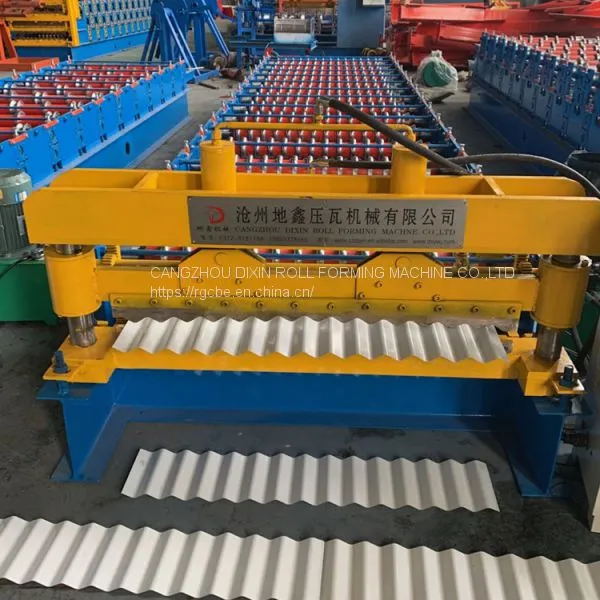 Roof Panels Corrugated Color Steel Roll Forming Machine photo-4